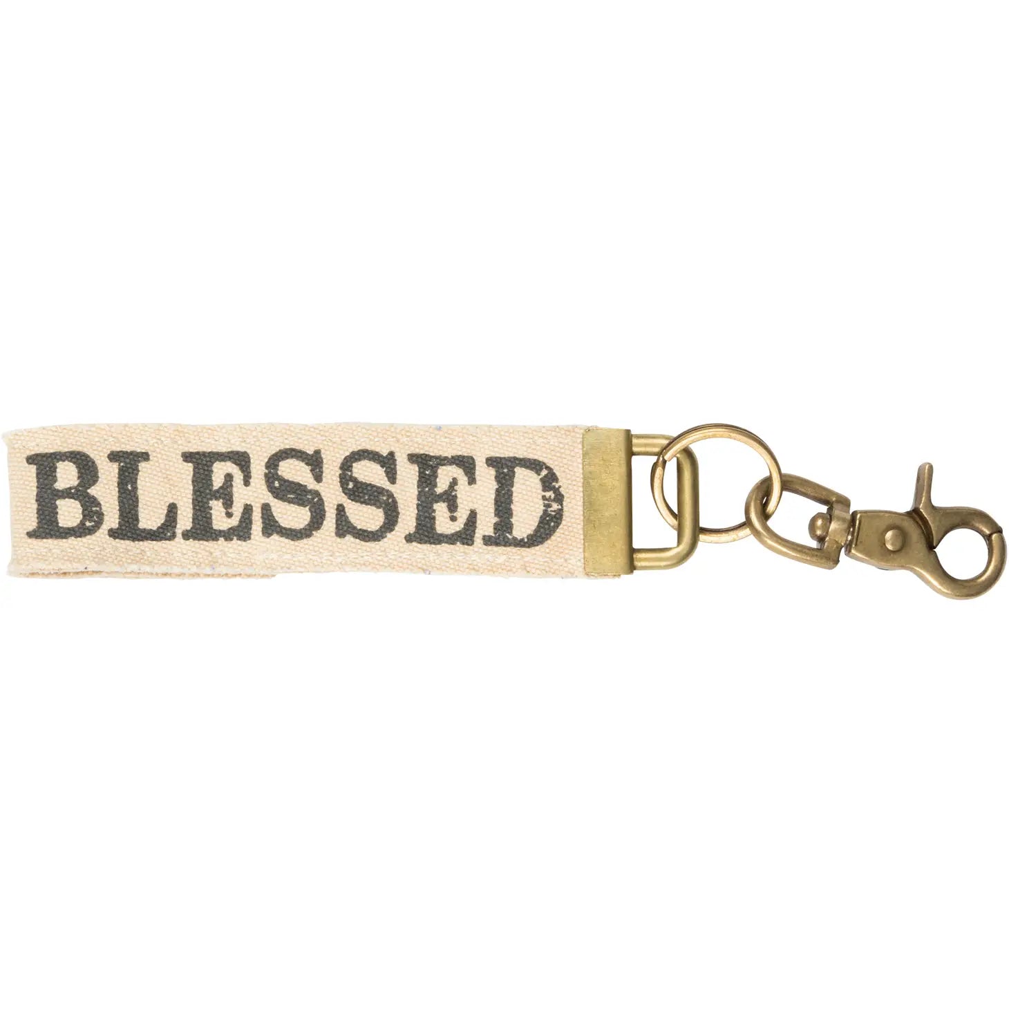 Blessed Canvas Keychain