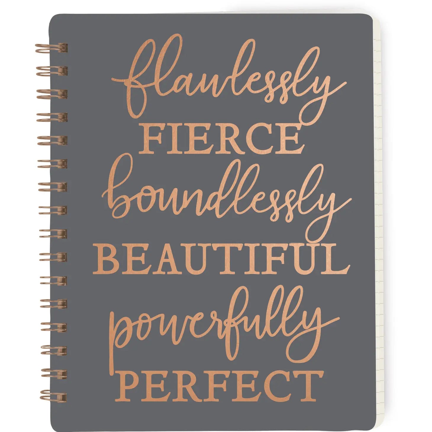 Flawlessly Fierce Spiral Notebook